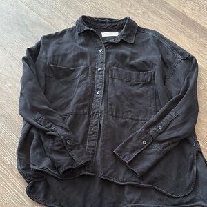 Everlane Charcoal Button-Up Shirt